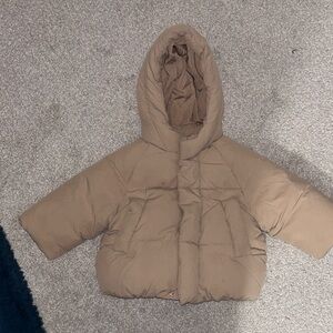Zara Kids Beige Puffer Jacket